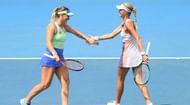 No.1 seeds Su-wei and Strycova  will face No.2 seeds Timea Babos and Kristina Mladenovic (above)